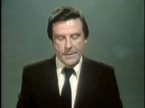 De Valera's death announced, RTE 1975