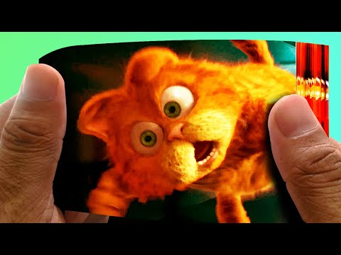 The Garfield Movie | Garfield Ventilation Shaft Ride Flipbook Animation | MovieBlink