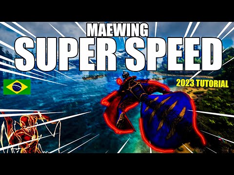 MAEWING - SUPER VELOCIDADE, SUPER PULO - TUTORIAL INEDITO, HACK ? - ARK SURVIVAL EVOLVED