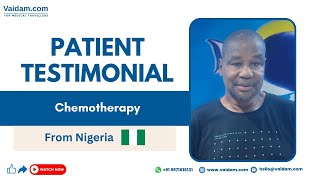 Kabir Zubairu de Nigeria recibe quimioterapia en la India