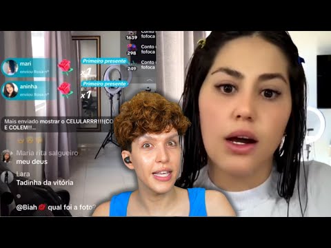 Mãe expondo a filha em LIVE