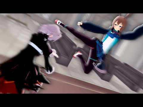 [Arknights MMD KK 4k] Amiya vs Talulah Invisible matter