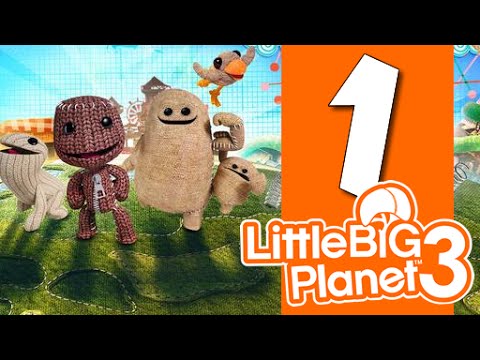 Lets Play LittleBigPlanet 3: Part 1 - To Bunkum and Beyond