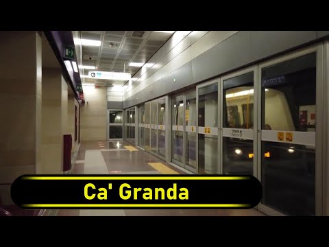 Metro Station Ca' Granda - Milan 🇮🇹 - Walkthrough 🚶