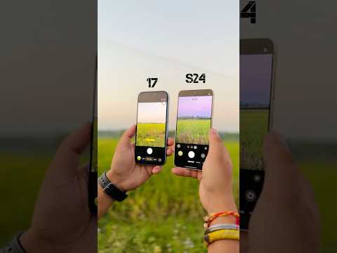 iPhone 17 vs Samsung Galaxy s24 camera test 🔥