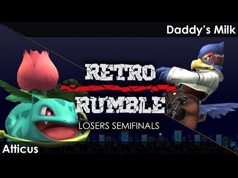 Project M: Atticus (Ivysaur) V Daddy's Milk (Falco/Fox) - Retro Rumble Tournament SSBPM