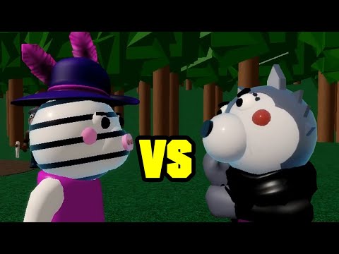 ROBLOX PIGGY BOOK 2 ZIZZY VS WOLFY JUMPSCARE