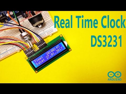 Arduino DS3231 Real Time Clock and LCD Display