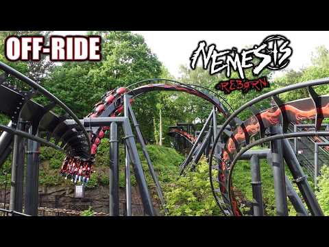 Nemesis Reborn Off-Ride Footage, Alton Towers B&M Inverted Coaster | Non-Copyright