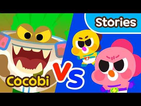 Diaper Monster vs Baby Heroes😱 Cocobi Cartoon for Kids