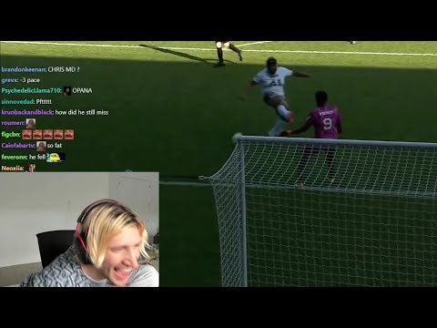 xQc Dies Laughing at Druski Missing the ball