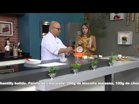 Receita Bom Sabor - 15/03/2016 - Taça de limão com farofa de chocolate - Chef José Alves