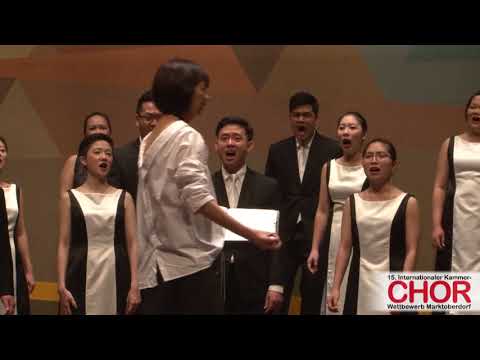ONE Chamber Choir (Singapur): Kijo,  INTERNATIONALER KAMMERCHOR-WETTBEWERB MARKTOBERDORF 2017