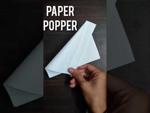 Easy and Loud Paper Popper | Paper Bomb | #shorts