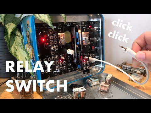 1606 Electro-Magnetic Switch DEMO - Clicky Mechanical Eurorack Module