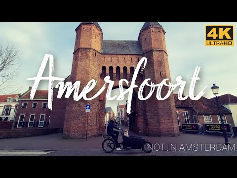 Cruising THE STREETS OF AMERSFOORT | Dutch Middle Age City of Utrecht | Beautiful Morning Tour
