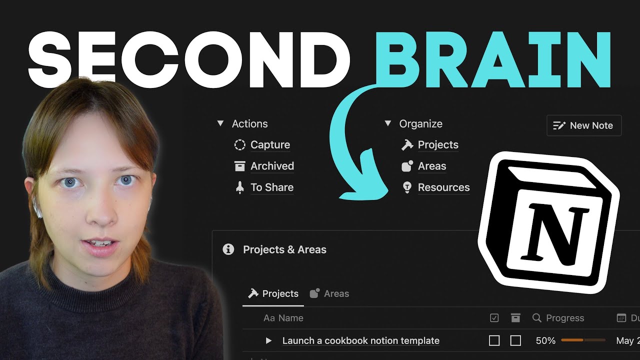 How to Build a Second Brain in Notion (+ Free Template)