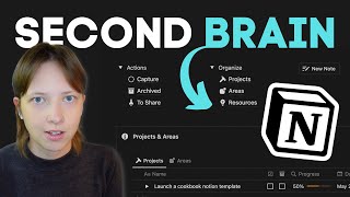 - Build a dashboard（00:55:46 - 01:01:40） - How to Build a Second Brain in Notion (+ Free Template)