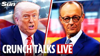 LIVE: Trump meets Germany's new Chancellor in Washington amid looming U.S. tariffs