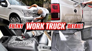 DEEP CLEANING A Nasty Muddy Truck | Complete Disaster Car Detailing Restoration