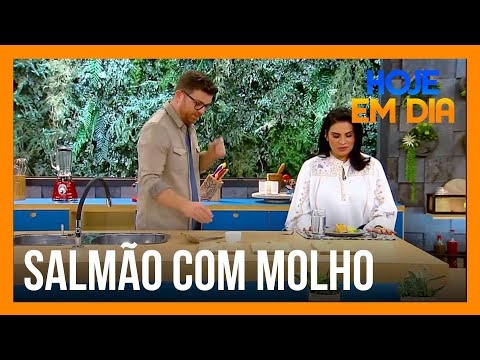 Guga Rocha prepara o prato preferido de Solange Gomes