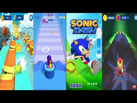 Sonic Dash vs Join & Clash 3d VS Om Nom Run - Gameplay Walkthrough (Android,iOS)