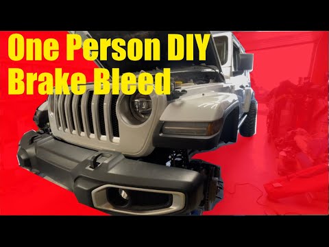 DIY JEEP JL :How to Bleed Brakes