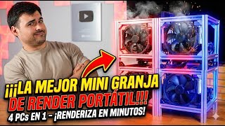 ¡He creado un MONSTRUO! 😱 4 PCs en 1 para RENDERIZAR en MINUTOS 🔥