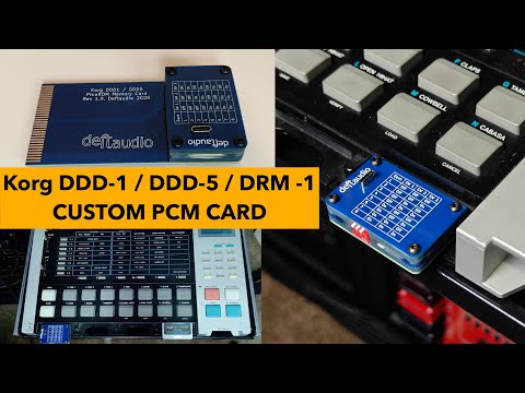 Deftaudio Programmable PCM card for Korg DDD-1 / DDD-5 image 15
