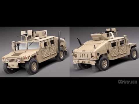 3D Model:HMMWV Humvee Hummer Military - CGriver.com