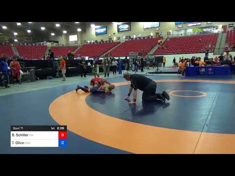 2018 Marine Corps US Open/Masters C Freestyle 78 Quarters - Bryan Schiller (Fin ) Vs. Tony Olivo (