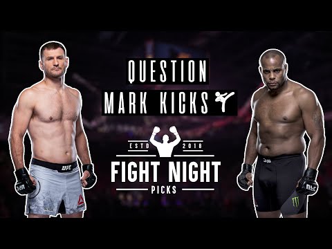 Question Mark Kicks - Miocic vs. Cormier 3 Card Preview
