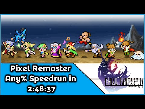 Final Fantasy 4 Pixel Remaster Any% Speedrun - 2:48:37