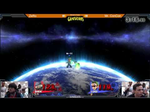 DVDA #10 Winner's Finals: ZeRo (Sheik) vs Mr. ConCon (Luigi)