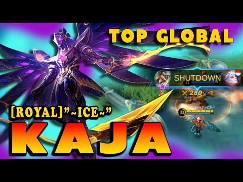 KAJA OFFLANE WITH MAGE BUILD - KAJA BEST BUILD - KAJA TOP GLOBAL MOBILE LEGEND
