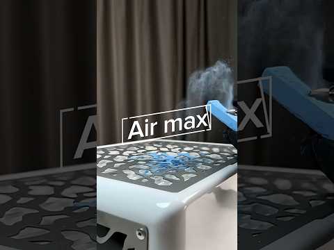 Настольная вытяжка для маникюра с фильтром Air Max Panther белая silver - фото 2 - id-p1490019421