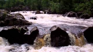preview picture of video 'July River Braan And Rumbling Bridge Waterfall Near Dunkeld Highland Perthshire Scotland'