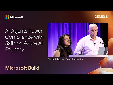 AI Agents Power Compliance with Saifr on Azure AI Foundry | DEM588