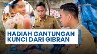 Bupati Kendal Dapat Hadiah dari Gibran Berupa Gantungan Kunci Upin Ipin bergambar wajah Gibran