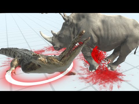 Reptiles vs Modern Mammals FACTION BATTLE in ARBS - Animal Revolt Battle Simulator
