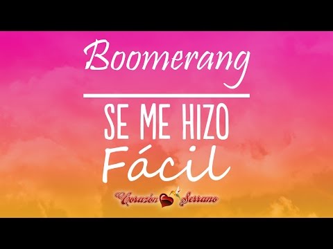 Boomerang - Corazon Serrano