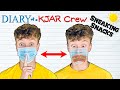 CAUGHT Sneaking FOOD into FUNNY Places!! HACKS to SNEAK Candy and Snacks!! Diary of a KJAR Crew!!