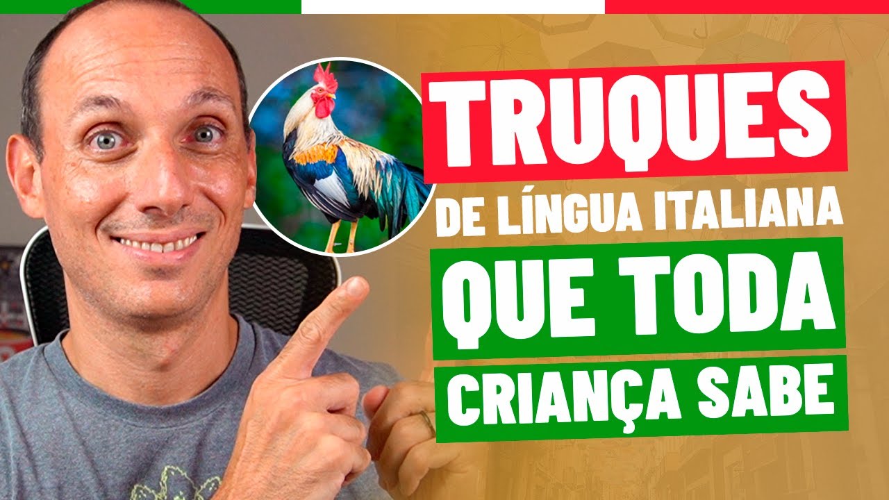 TRUQUES de LÍNGUA ITALIANA que TODA CRIANÇA SABE  [ITALIANO COM LEGENDA] - Aprender Italiano
