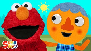 Sesame Street &amp; Super Simple Songs Sing What&#39;s Your Name? | Kids Song | Let&#39;s Be Friends!