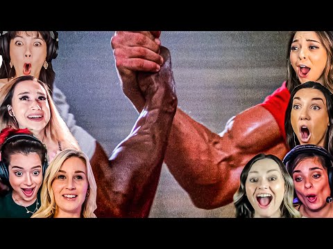 TOP FEMALE "THE MANLIEST HANDSHAKE" Reactions! Predator Movie Reaction