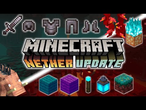 Minecraft 1.16: Netherite Armor, New Woods, Torches & Blue Lanterns |  Nether Update 20w06
