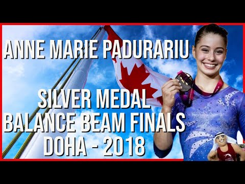 Anne Marie (CND) Padurariu Balance Beam Finals l Silver Medal l Doha 2018