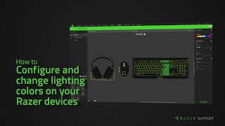 How to configure and change lighting colors on your Razer devices