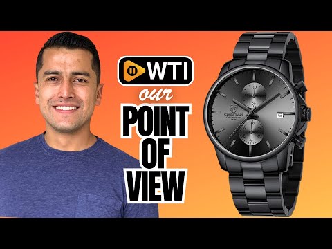 GOLDEN HOUR Fashion Business Mens Watches with Stainless Steel Waterproof Chronograph Quartz Watch for Men - WTI product video review