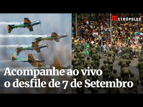 Desfile de 7 de Setembro: acompanhe ao vivo a comemoração do bicentenário da Independência